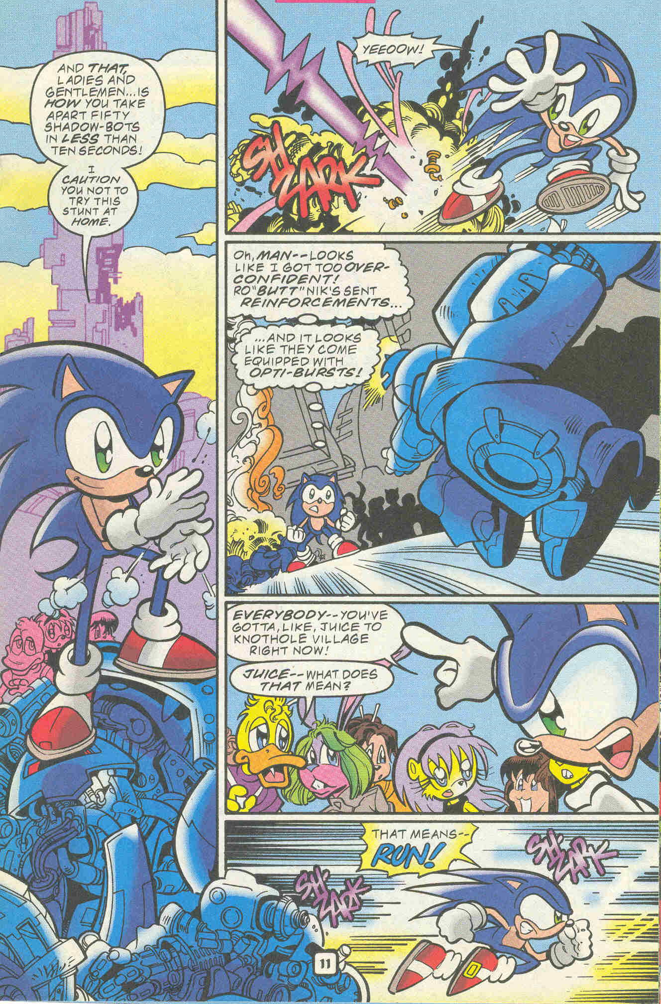 Sonic - Archie Adventure Series November 1999 Page 11